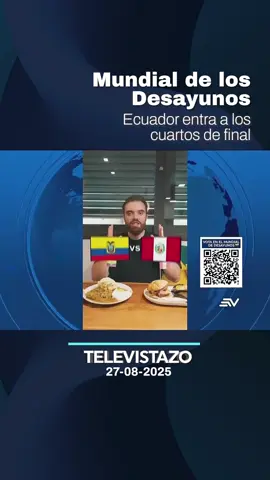 🇪🇨 #Ecuador clasifica a cuartos de final en el #MundialDeLosDesayunos organizado por el  streamer español #Ibai Llanos. El concurso virtual entra en su etapa decisiva. 🤤 El bolón de verde y el encebollado del país compiten contra el pan de chicharrón y los tamales de #Perú. Más información 📲 Ecuavisa.com #Mundial 