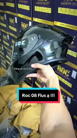 Nón Fullface Roc 08 Flus Đen bóng ạ! #mubaohiemroyal #mubaohiemchinhhang #roc #roc08denbong 