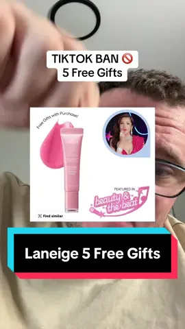 5 free gifts Laneige #laneige #laneige_partner #gifts #tiktokshoplabordaysale #tiktokshopcreatorpicks 