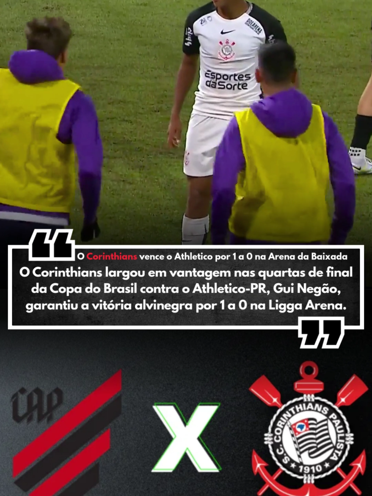 COM GOL DE GUI NEGÃO CORINTHIANS BATE O ATHLETICO-PR POR 1 A 0; VEJA MELHORES MOMENTOS #corinthians #athleticoparanaense #futebol #brasileirao