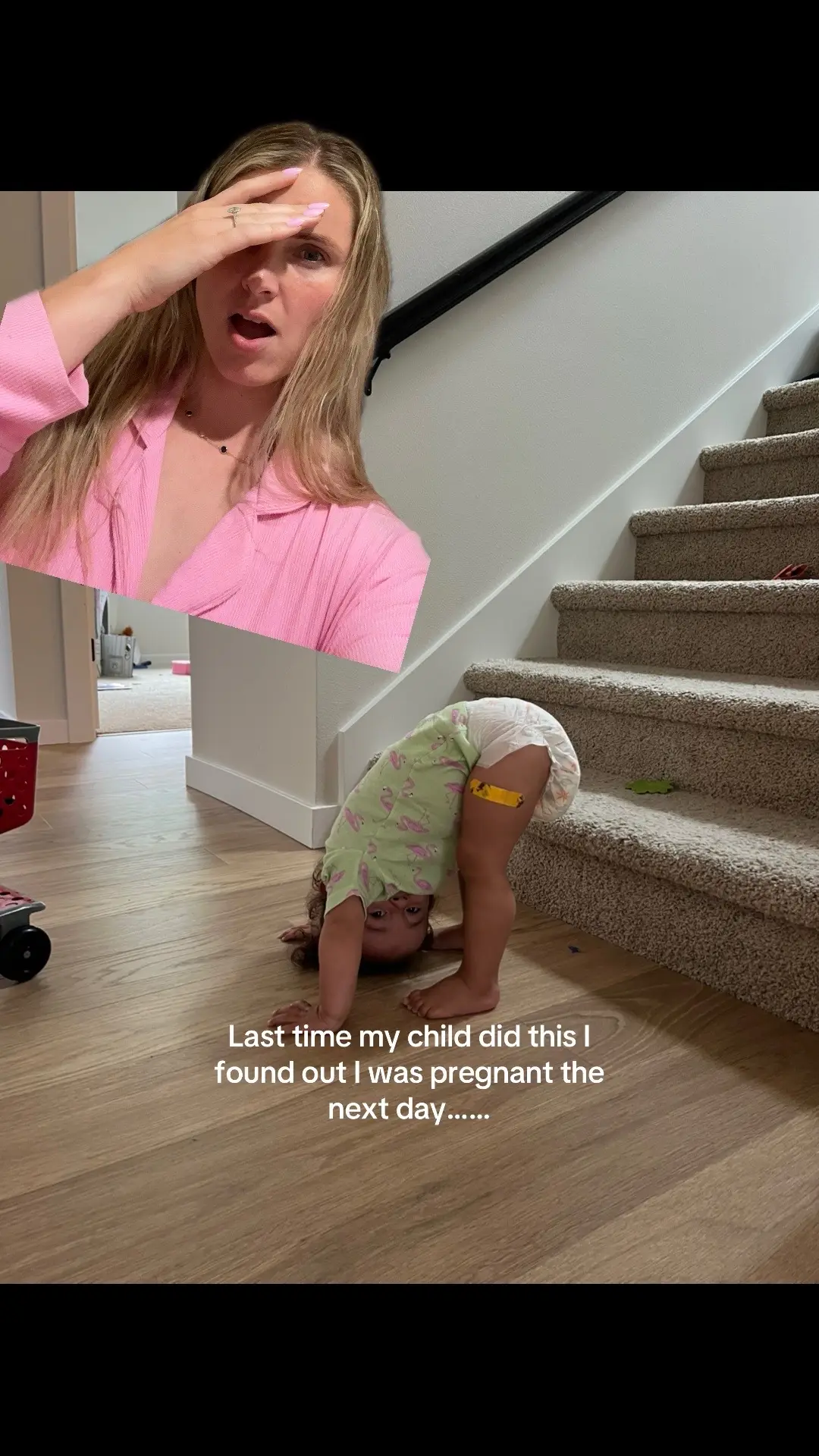 I’m not ready… #greenscreen #humor #momlife #amipregnant #trending 