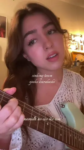 sinking town by yoeko kurahashi #musician #music #sinkingtown #fyp #singer #whimsical #cover 