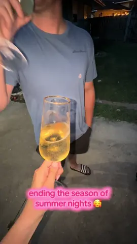 hot summer nights 🥰 🥂 #Summer #summernights #toast #grilling #husband 