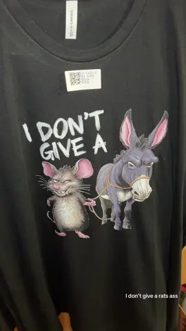 What a perfect birthday or Christmas gift… we all know people who don’t give a rats ass #tshirt #tiktoklabordaysale #christmas #tiktokmademebuyit #genx 