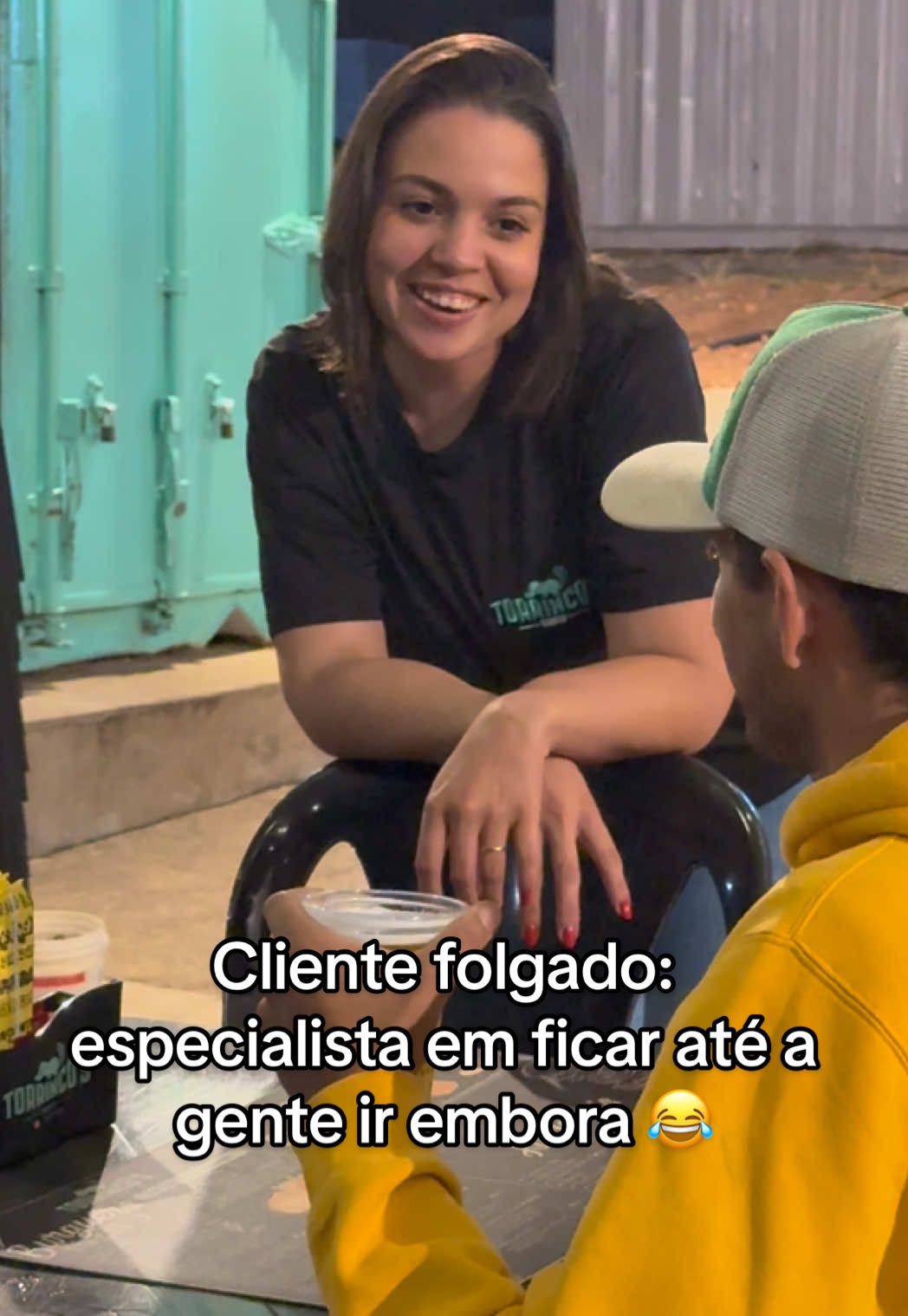 Cliente folgado: especialista em ficar até a gente ir embora 😂 #Fyp #ParaVocê #Viral #Engraçado #ReelsTikTok 