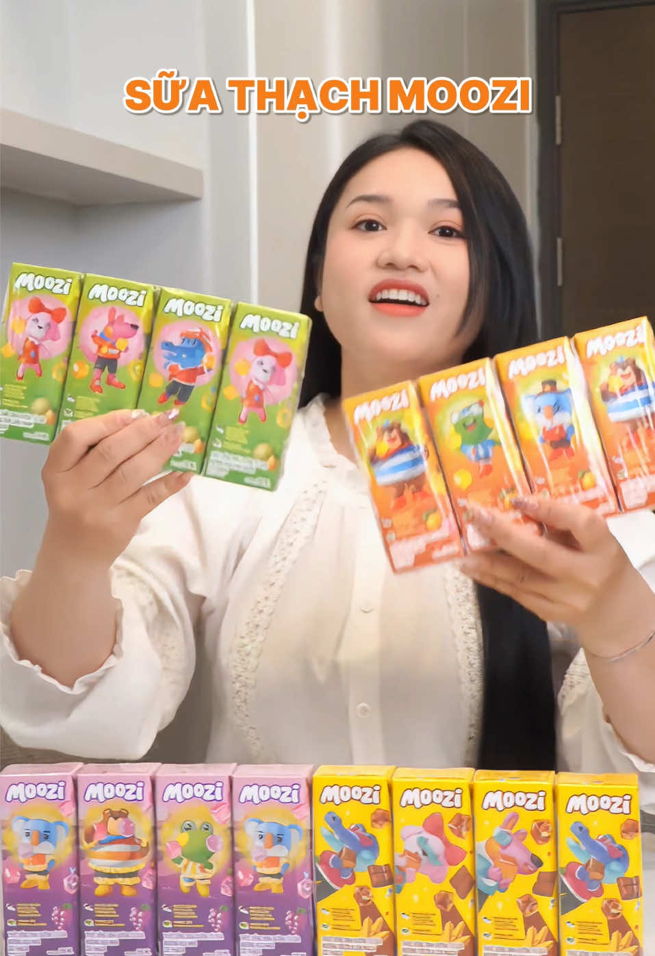 Sữa thạch Moozi , nhai giòn thú vị #moozi #vitadairy