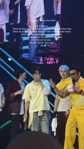 I MEAN.. NOBODY BETTER THAN YOU BABE @yg_treasure_official — which song do you like right now guy??? 👀 meee a team better than me and now forever 🥹🤍 #TREASURE #트레저 #LOVEPULSE  