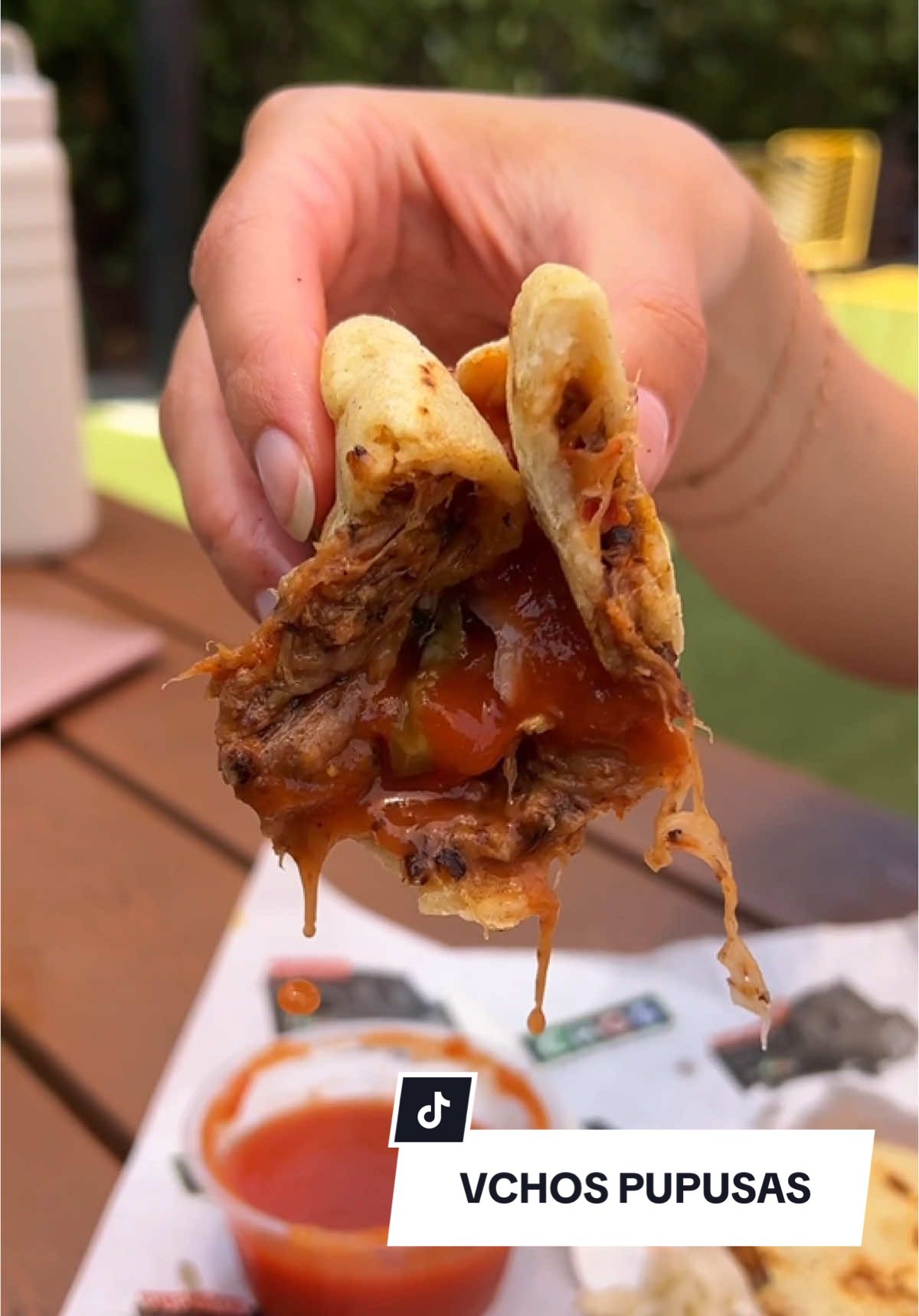 Get the Revueltas pupusa from @Vchostruck for a dish that’s comfort, tradition, and flavor that you’ll keep coming back for. 😍 #HavenCityMarket⁠ ⁠ ⁠ #Vchos #VchosTruck #Pork #Pupusa #Salvadorean #Pupusas #BeanandCheese 