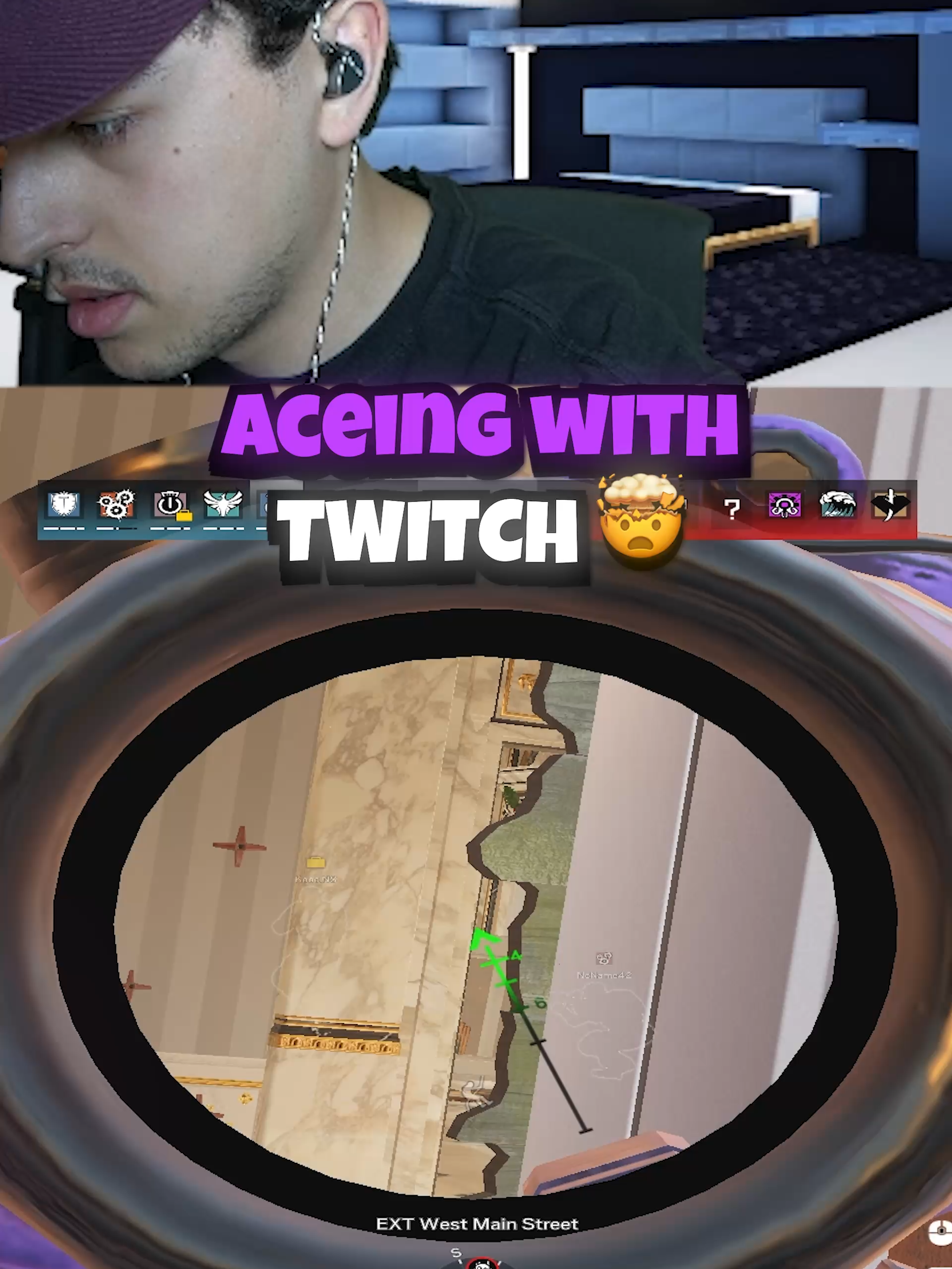 Twitch Ace To Win The Game 🤯 #beaulo #gaming #rainbowsixsiege #siegex