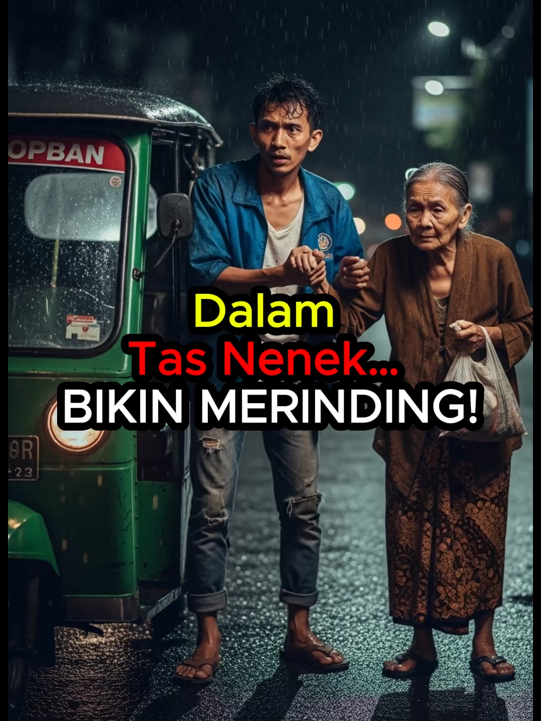 Sopir Angkot Ini Tolong Nenek Tua! Tapi Saat Lihat Dalam Tasnya… SEMUA KAGET! #KisahNyata #CeritaMisteri #ShortsIndonesia #CeritaViral