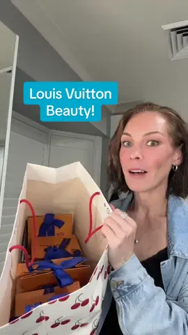 Look what I picked up from @Louis Vuitton today! New makeup incoming!! #BeautyTok #makeup #louisvuitton #louisvuittonmakeup #luxurymakeup 