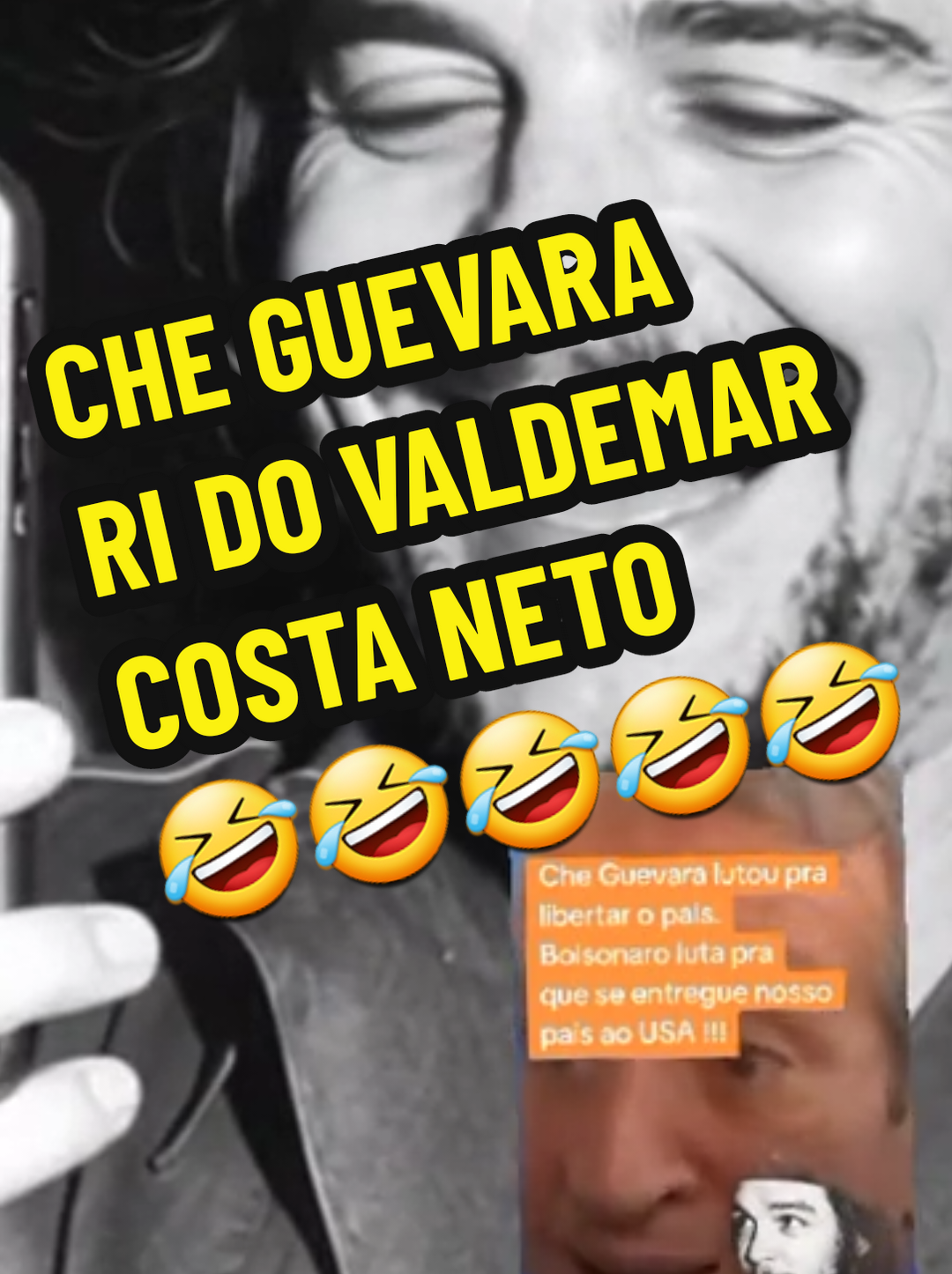 Che Guevara teve que sair do túmulo pra para rir dessa esdrúxula comparação do Lixonaro com Che Guevara. 🤣🤣🤣🤣🤣 #politica #historia #comdeia 