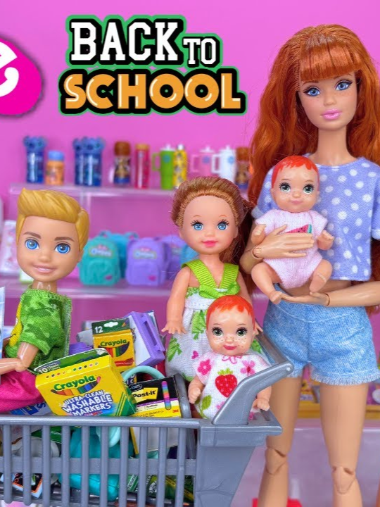 Barbie & Ken Doll Family Shopping for New School Supplies#animation #mashaandthebear #100Mviews #машаимедведь #MashaAndTheBear #50Mview #mashatoy #princess #princessdisney #asmrvideo #cartoon #disneyprincess #disneytoys #toys #anna #disney #10Mviews #princessdisneyy #elsa #masha #barbie #doll #barbiedoll #barbietoy