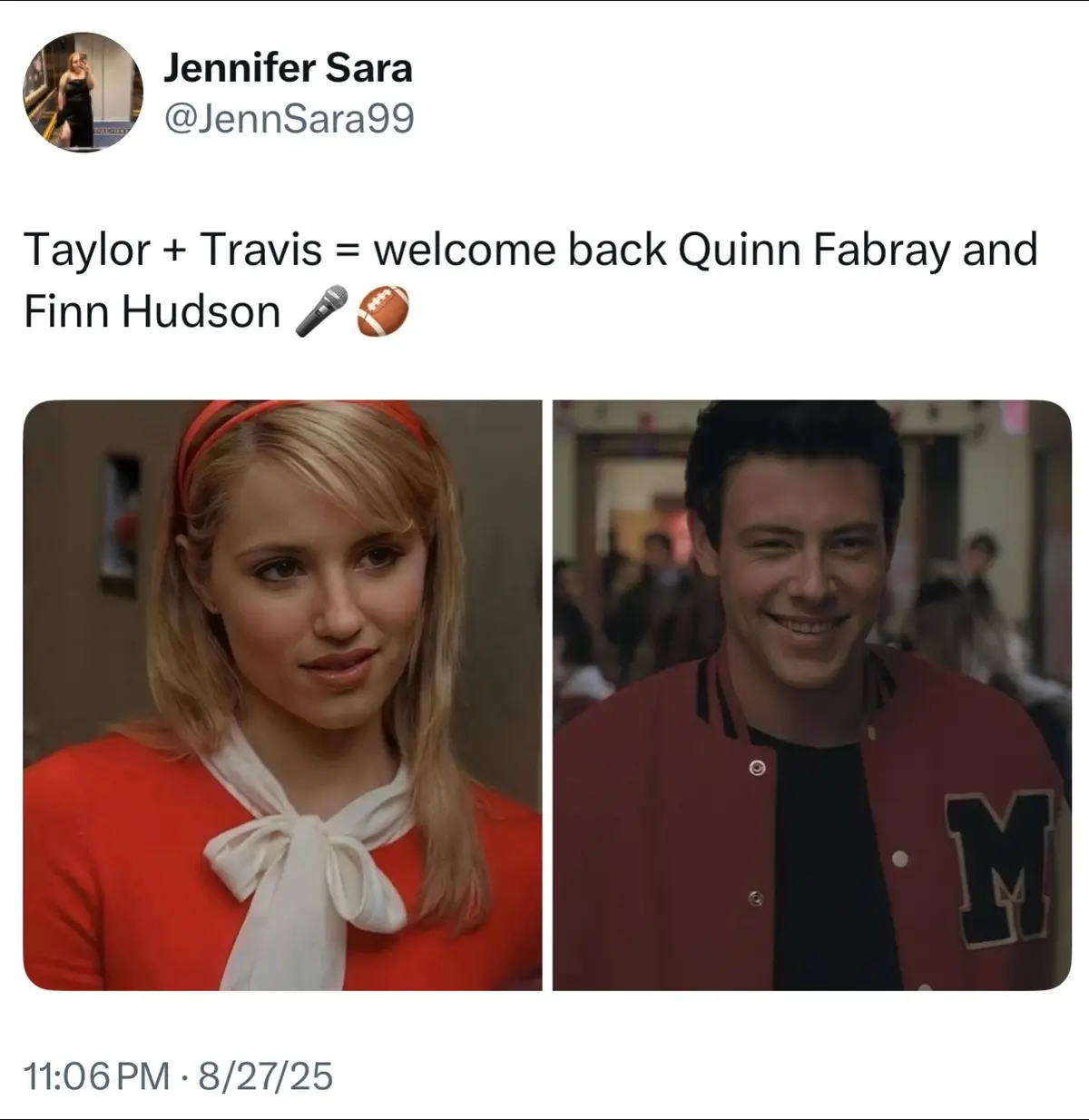 #glee#gleek#quinnfabray#finnhudson#taylorswift#traviskelce#taylorandtravis#swiftie#trending#fyp