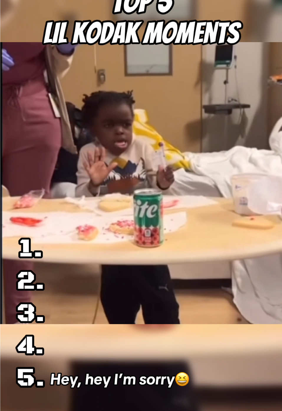 Lil Kodak is a mood🤲🏽🤣#lilkodak #kodakblack #top5 #moments #trendin #fyp 