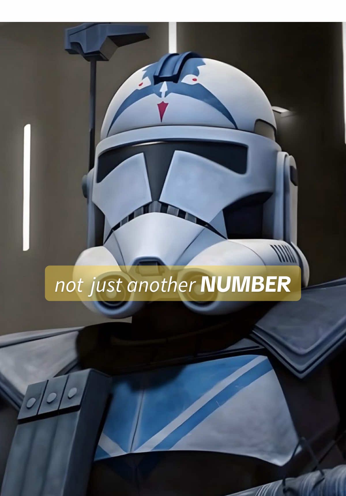 𝘯𝘰𝘵𝘫𝘶𝘴𝘵 𝘢𝘯𝘰𝘵𝘩𝘦𝘳 𝙉𝙐𝙈𝘽𝙀𝙍. #starwars #starwarstheclonewars #clonetrooper #fyp 