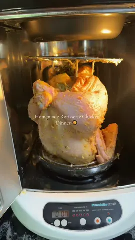 First time attempting this and it was delish husband approved too😋 #rotisseriechicken #rotisserie #dinnerfortwo #cookwithme #cookingtiktok 