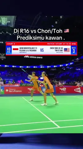 Bagaimana prediksi mu guys . Jafar/felisha R16 badminton bwf world tour championship 2025 #bwfworldchampion2025 #badminton #jafar #felisha 