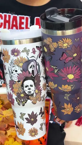 I don’t choose anyone horror char, i buy a tumble with enough char 🎃🔥👻 #waterbottle #halloweentumblers #michaeljackson #horrortumblers 