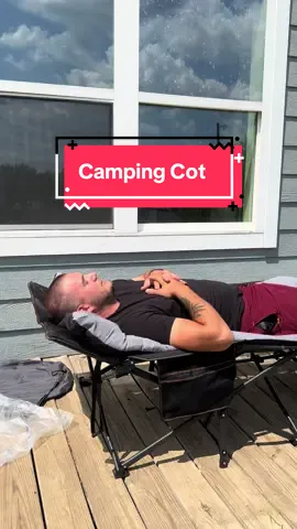 Really though, he gets the best stuff from my interruptions… 🫣😂 #campinglife #campingcot #campinghacks #husbandwife #trending 