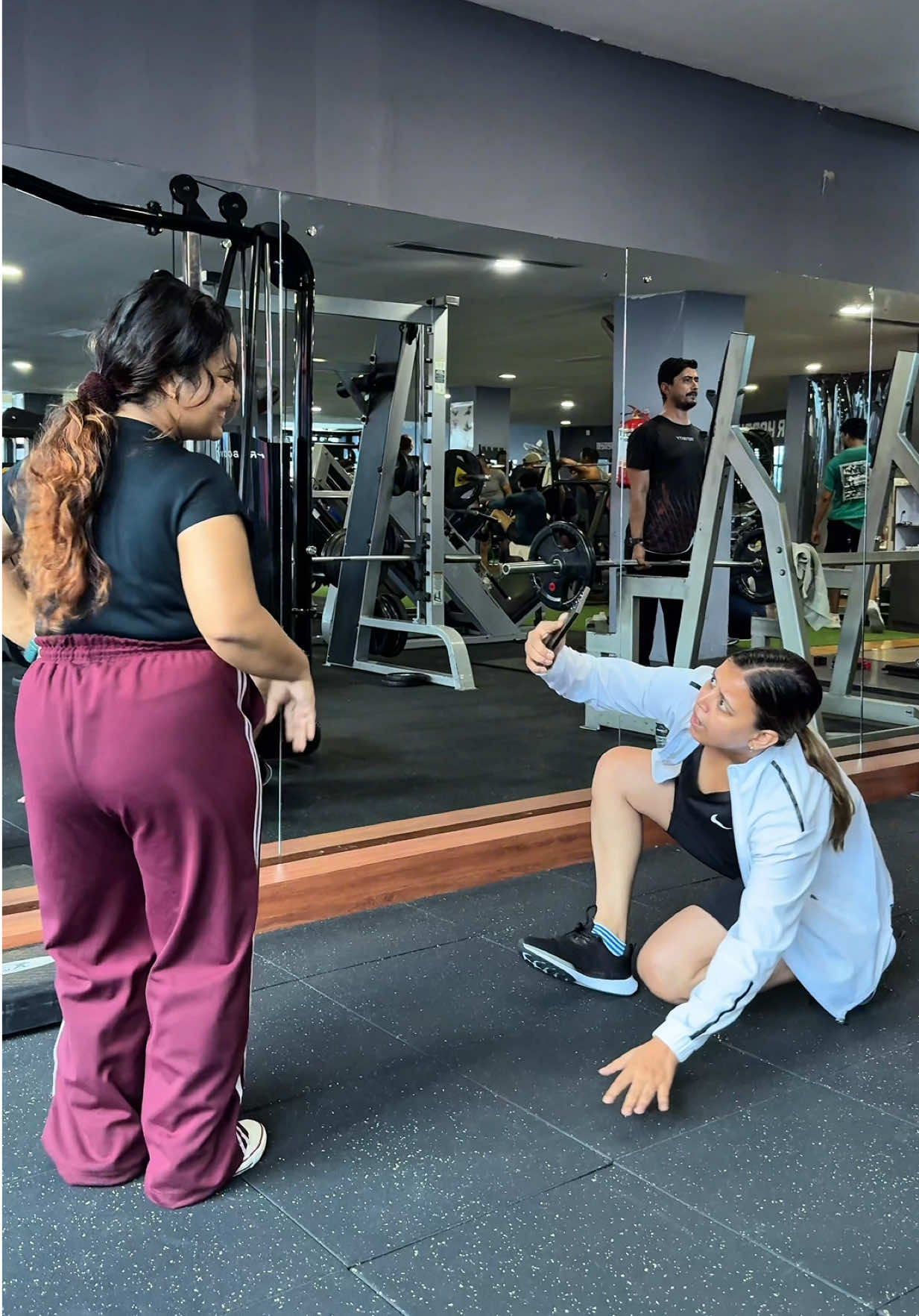 यति गर्ने साथी त चाहियो नि हैन र ?  Mention your gym/tiktok partner!  #thebyayamshala #fitnessforall #funnygymvideos🏋️‍♀️😂 @Mamta Prasai 