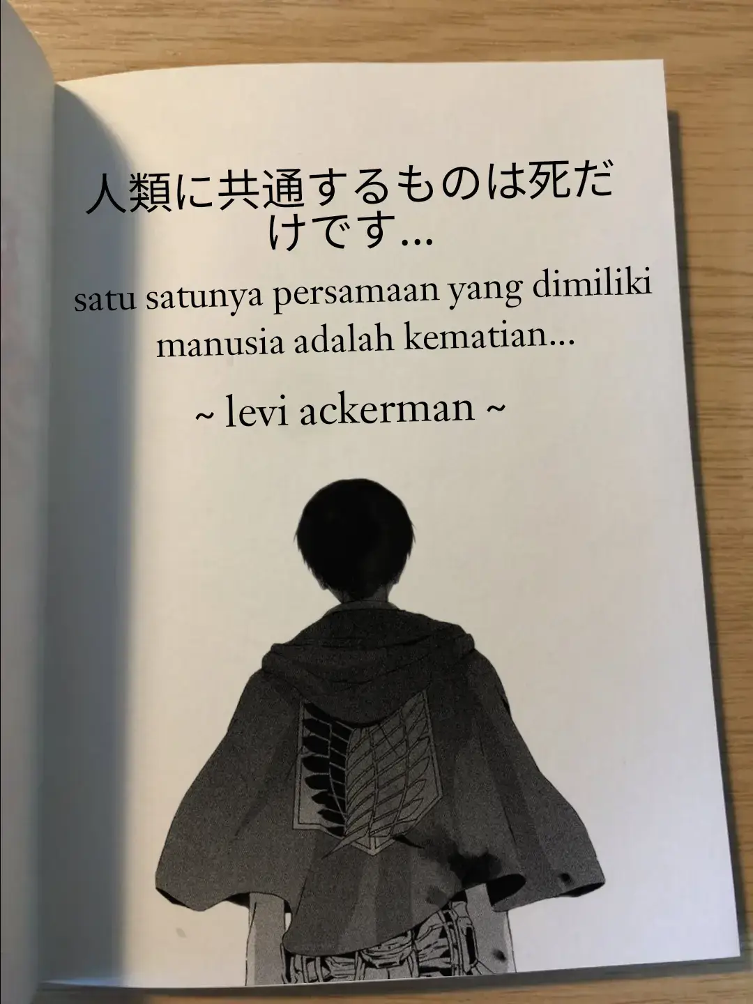 #levi #katakata #quotes #fyp 