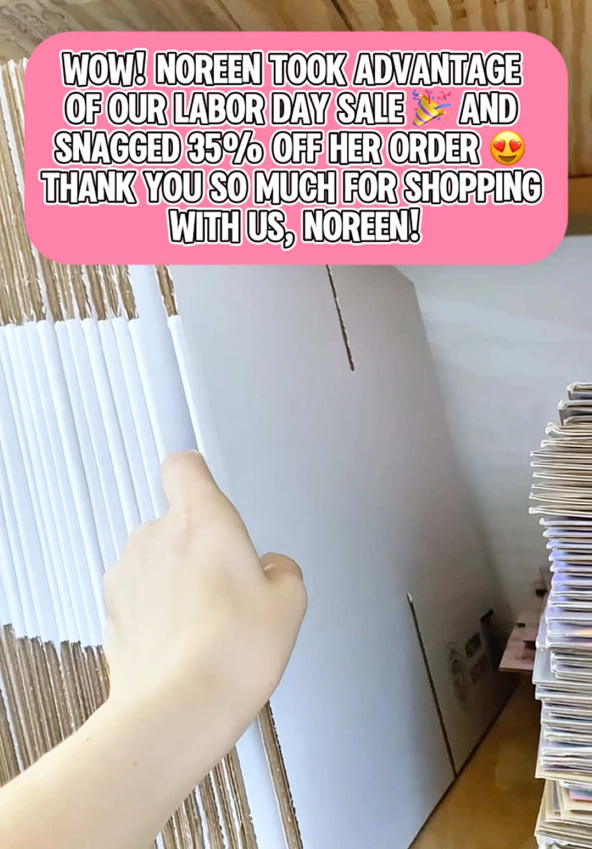 Wow! Noreen took advantage of our Labor Day Sale 🎉 and snagged 35% off her order 😍 Thank you so much for shopping with us, Noreen!