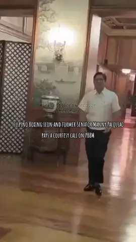 Filipino Boxing icon and former Senator Manny Pacquiao pays a courtesy call on PBBM #foryou #foryoupage #foryoupageofficiall #tiktokphilippines🇵🇭 #bongbongmarcos 