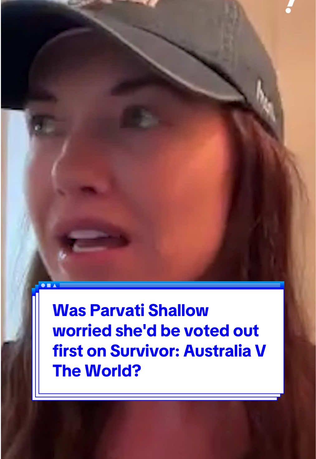 Was #ParvatiShallow worried she'd be voted out first on #SurvivorAustraliaVTheWorld? 👀 #survivoraustralia #yahooaustralia 