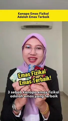 Emas ni boleh jadi aset yang mudah untuk kita jual atau pajak. Kita boleh bawa emas kita ke mana mana sahaja,untuk kita tukarkan kepada wang tunai. Sebab emas fizikal adalah wang antarabangsa, diiktiraf di seluruh dunia. Kalau kita berada kat mana mana negara sekalipun, emas ni boleh dijadikan sebagai alat tukar.  Kedua, emas ni adalah hak milik penuh diri kita sendiri, tak ada orang lain pun yang boleh rampas,ataupun tuntut emas ni tanpa kebenaran kita. emas ni tak bergantung pun kepada mana-mana institusi kewangan, malah tidak terkesan dgn inflasi ataupun ketidakstabilan politik.  #info #emasfizikal #publicgold #jombelajar #simpananemas 