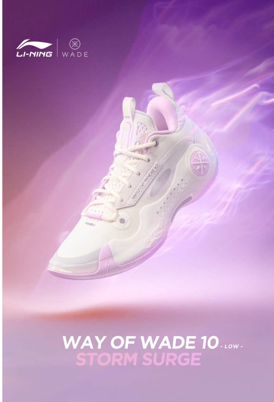 A calm surface hides the storm that wins games.  Way of Wade 10 Low “Storm Surge” lands August 30th at 10 AM PDT on Wade Official. Stay tuned. @Dwyane Wade  #wayofwade #wayofwade10low #stormsurge #dwyanewade #makeyourownway   