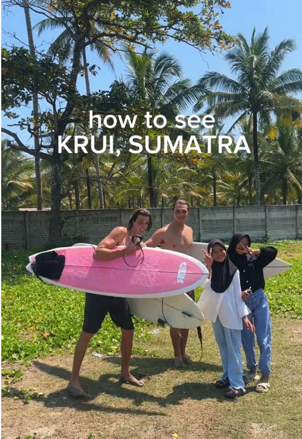 There are few places I love more than Indonesia❤️the people, the nature, the food… If you get the chance to visit this beautiful island be kind and always say hello, be generous, and know your limits with the waves. Here is a list of our recommendations! ⚓️Boat - GoneFishingKrui 🛖Stay - Amy’s Place 🛶To Do - Jungle River tour 🥥Eating - Yoi’s and Leafy’s 🌈🌈Learn some indonesian TerimaKasi = thank you Hallooo - Hi Dada - bye bye  Satu - one more  #sumatra #krui #indonesia #travel #surf 