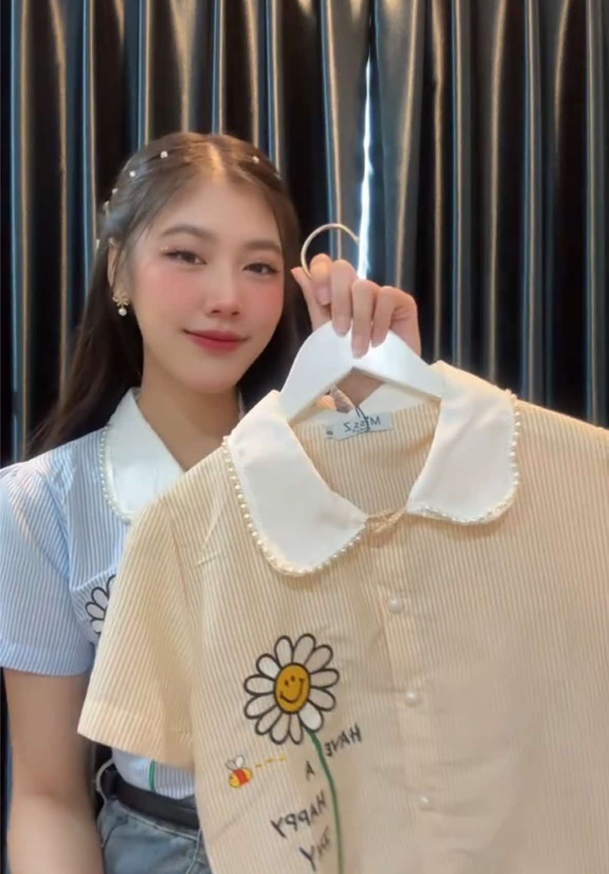 #เสื้อน่ารัก #เชิ้ตผู้หญิง #เชิ้ตแขนยาว #เสื้อผ้าแฟชั่น #เสื้อผ้าผู้หญิง          