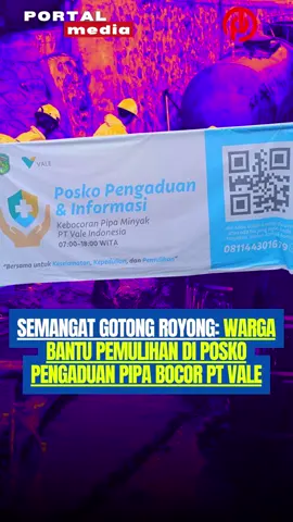 Posko aduan kebocoran pipa minyak PT Vale !  PT Vale membuka Posko Informasi dan Pengaduan di Kantor Camat Towuti sebagai bentuk keterbukaan dan tanggung jawab perusahaan. Posko ini menjadi ruang resmi bagi warga terdampak untuk menyampaikan aduan terkait kebocoran pipa minyak yang terjadi di area PT Vale. PT Vale berkoordinasi dengan Pemkab Luwu Timur beserta pihak kepala desa, babinsa, BNPD dan damkar untuk datang melihat langsung ke lokasi atas aduan masyarakat yang berada area di desa Baruga. Survey bertujuan untuk mendata lahan pertanian, empang dan perkebunan warga yang di duga terdampak. #pipaminyak #ptvaleindonesia #lutim #towuti