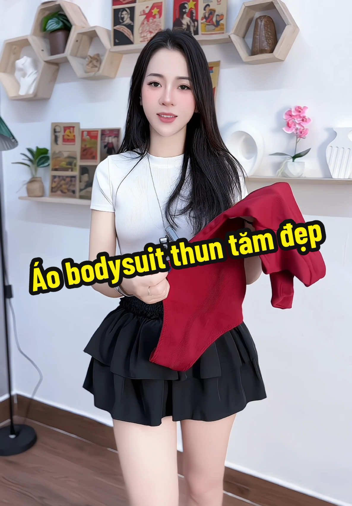 [Mẫu Mới ] Áo Bodysuit Cổ Tròn chất thun tăm , mầu basic #xuhuongtiktok #thoitrangnuhottrend #thoitrangnu #macdepmoingay #aobody 