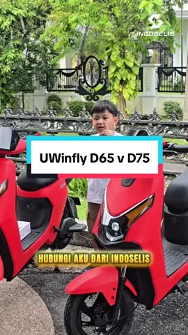 Karna banyak yang tanya perbedaan Uwinfly D65 & D75, jadi ini beberapa perbedaannya ya guysss✨️ Dapatkan Sepeda Listrik & Motor Listrik impian kalian dengan Kualitas Terjamin dan Garansi Resmi + 7 Benefit Aftersales hanya di Indoselis Group Indonesia. 📍Indoselis Group Indonesia *Online Store (Melayani Pengiriman Seluruh Indonesia) *Offline Store (Surabaya, Bali, Lombok) - SURABAYA Jl. Simo Pomahan 1 No.12, Simomulyo, Kec. Sukomanunggal, Surabaya. - BALI Jl. Buluh Indah No.48, Pemecutan Kaja, Kec. Denpasar Utara, Bali. - LOMBOK Jl. A. A Gede Ngurah No.86, Cakranegara Tim, Kec. Cakranegara, Kota Mataram, Nusa Tenggara Barat. #indoselis #sepedalistrik #uwinfly #motorlistrik #fyppppppppppppppppppppppp 