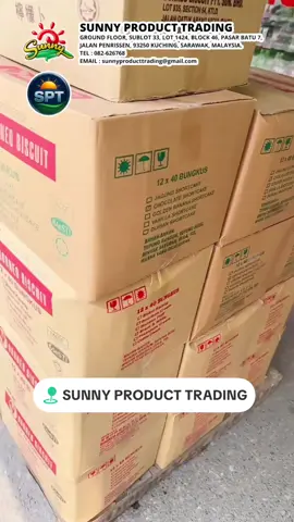 Sunny Product Trading – Bringing Quality & Variety to Every Shelf Sunny Product Trading is a trusted wholesale and retail distributor based in Kota Sentosa, Kuching, Sarawak, serving customers across Sarawak, Sabah, Brunei, and beyond. We are committed to quality, affordability, and reliability, supplying a wide range of candies, toys, beverages, chocolates, biscuits, keropok, and other popular products to retailers, restaurants, and communities. Our mission is simple: To deliver top-quality products, provide excellent customer service, and build lasting partnerships with businesses big and small. Whether it’s popular local treats, TikTok-viral snacks, or trusted household brands, Sunny Product Trading ensures our customers always have access to the products they need — fresh, affordable, and delivered on time. #SunnyProductTrading #SPT #WholesaleMalaysia #RetailMalaysia #SarawakBusiness 