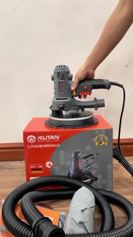 Máy chà tường có đèn led Kutan  có chỉnh tốc độ và hút bụi#maychatuong #chatuongcoden #chatuongrubyq #mayxoatuong #thoson  