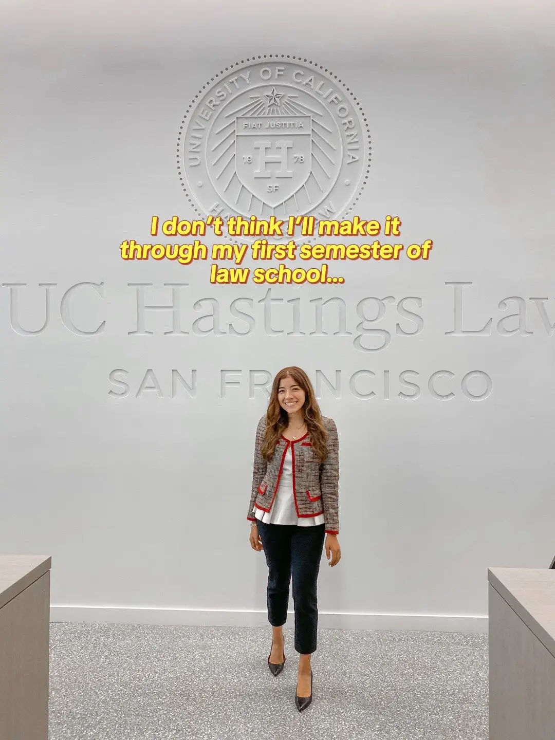 To law students in your first semester- you will get through it 💛💛 #lawschool #firstgeneration #lawyer #lawtina 