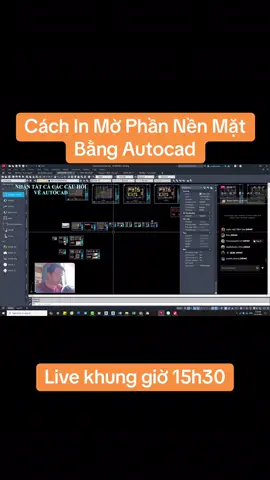 Cách In Mờ Phần Nền Mặt Bằng Autocad #Autocad #PhuongTk #Xref #Layout #Dim      