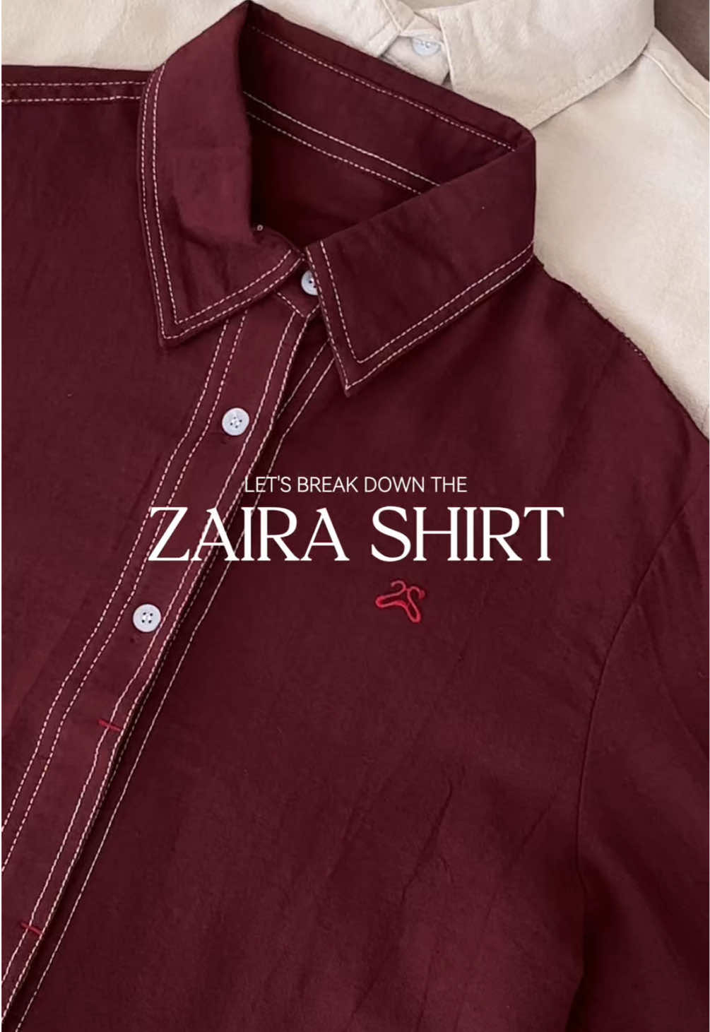every detail crafted for comfort - Zaira Shirt🫶🏻 #oversizedshirt #kemejawanita #kemejalinen #racuntiktok #fashiontiktok 