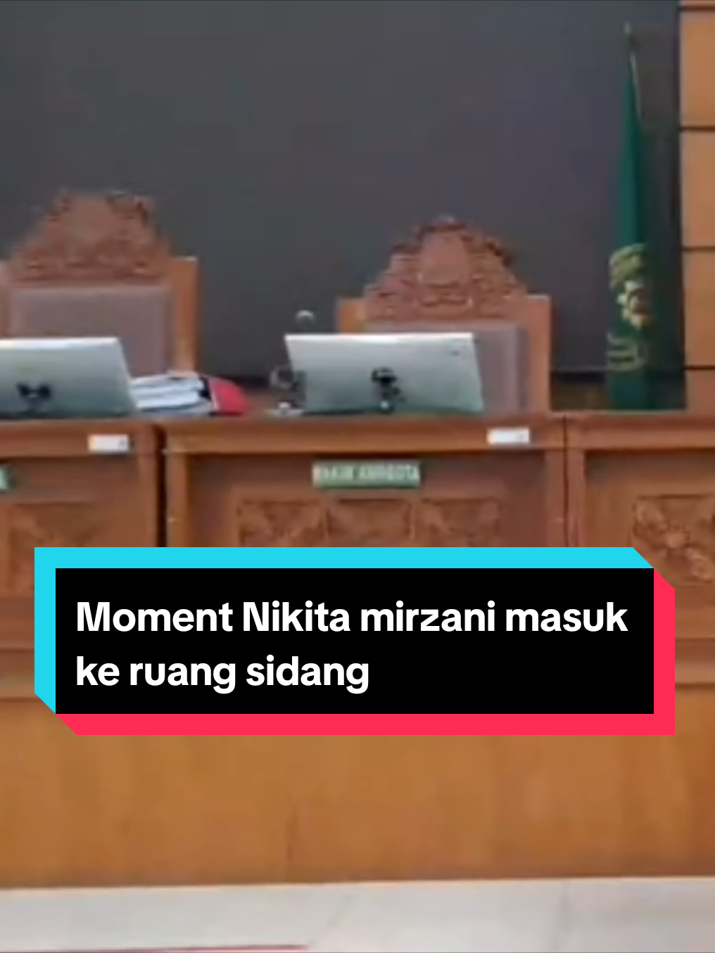 Moment Nikita mirzani masuk ke ruang sidang  #nikitamirzani #nikitamirzanimawardi_17 