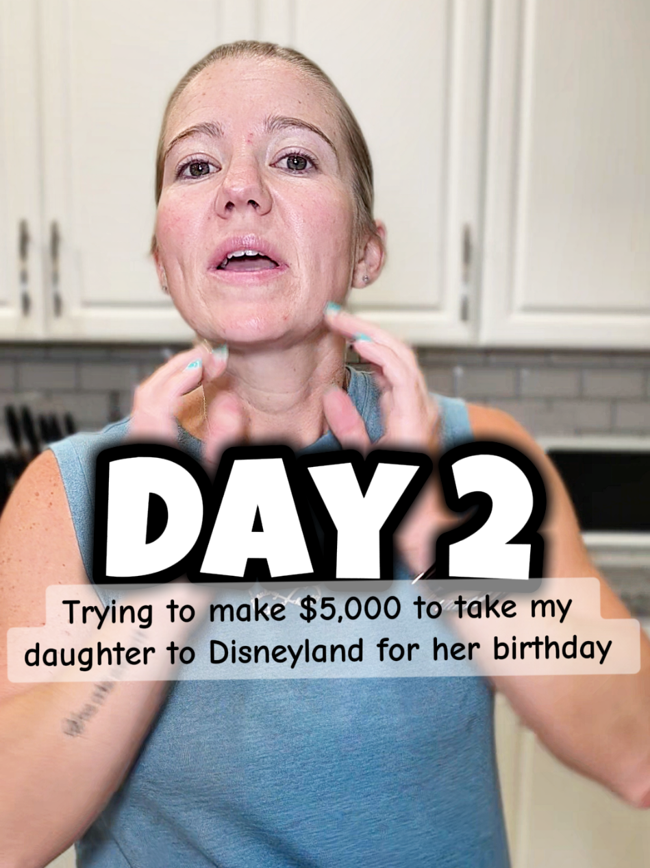 Day 2 | Help me make enough money to take my daughter to Disneyland for her 5th Birthday in October. @Disneyland California  #Disneyland #trending #trend #fyp #fypシ 