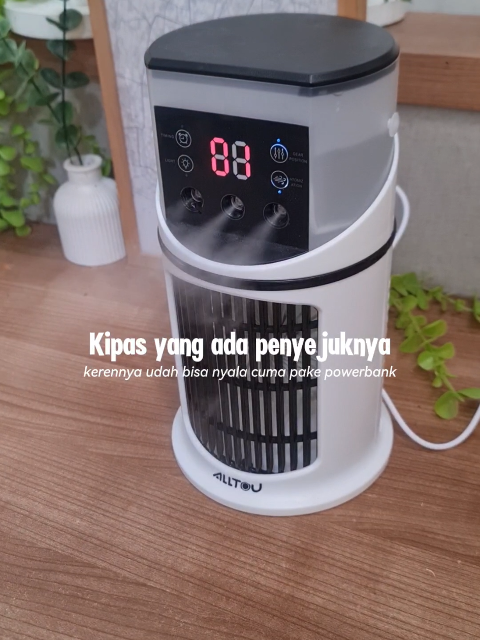 Bagian 1 | kipas angin ini ada penyejuknya nyalanya bisa cuma pake powerbank aja #kipasangin #kipasanginac #kipasanginportable #kipaspenyejuk #promoguncang99 #gajiansale #modalkontendoang 