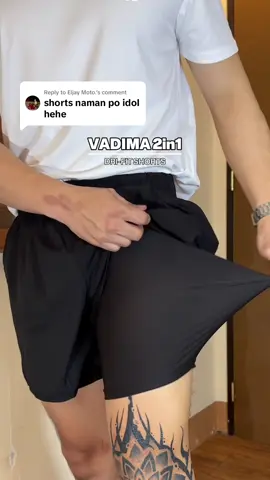 Replying to @Eljay Moto. Dri-fit shorts na may inner CYCLING para sa may komportableng galaw? Try this 2in1 Shorts ni VADIMA💯🔥#drifitshorts #compressionshorts #vadima #cyclingshort #unisex 