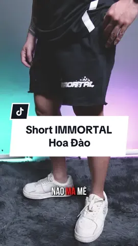 Short đen không phải để “tối giản” 👉 Mà để cho thấy: gu mặc càng tối giản thì càng xịn. #immortalbrand #quầnshortstreetwear #aonamchat 