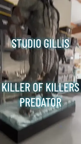 This is definitely the biggest #predator the team at Studio Gillis has ever created. It was a huge effort by the gang to make this guy to promote #killerofkillers and now he is still lurking around the shop….#practicaleffects #hulu 