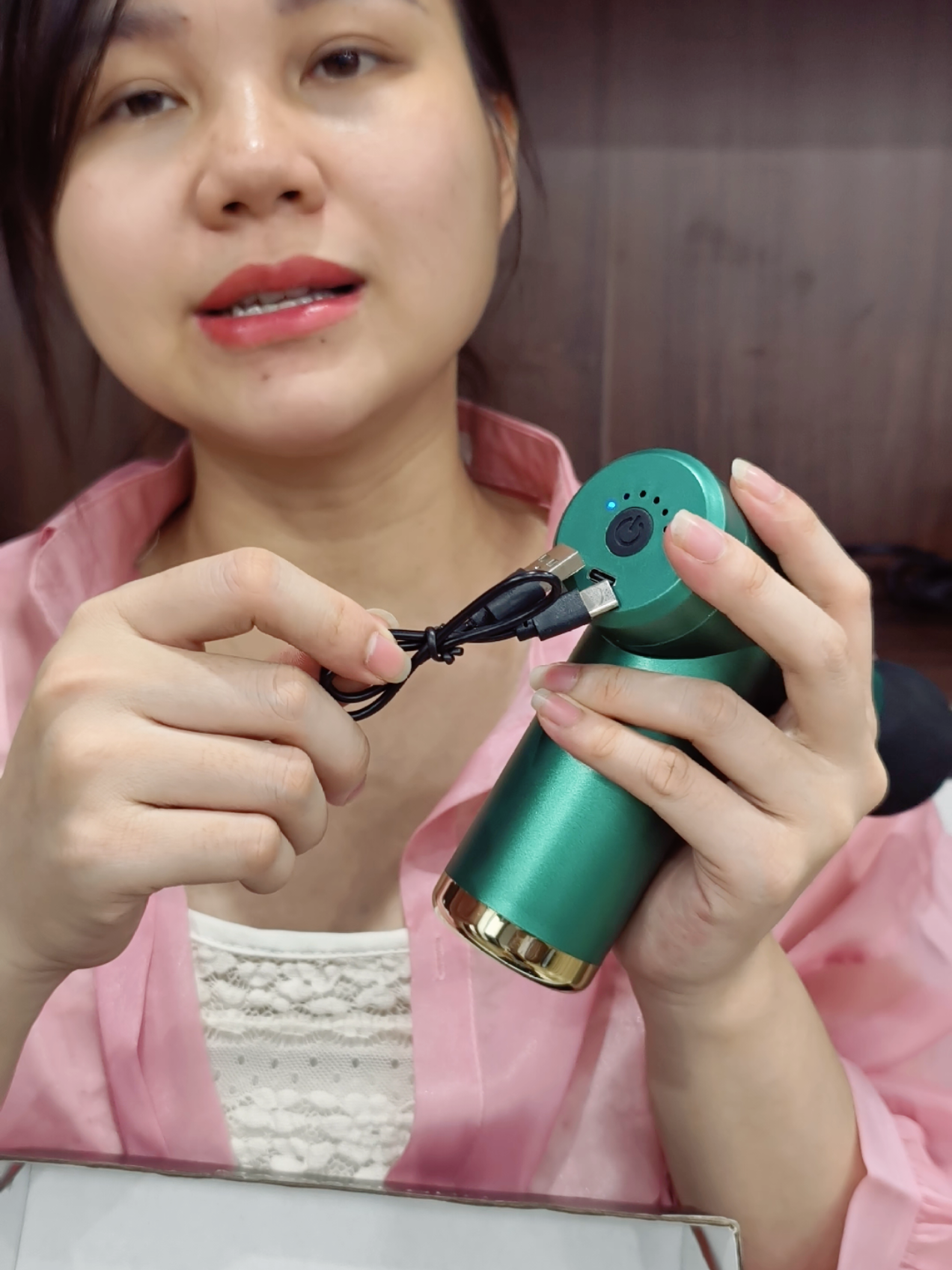 (Loại 1 Pin 1200) Máy Massage cầm tay 4 đầu 6 cấp công nghệ AI cảm biến lực nhấn #maymassage #maymassagecamtay #congngheai #chamsocsuckhoe #gocvanphongcuatien 