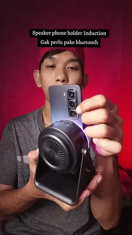 Speaker phone holder JZ08 speaker induction gak perlu koneksi ke bluetooth #speakerinduction #speakerinductionjz08 #inductionspeaker #phoneholderspeaker #phoneholder 