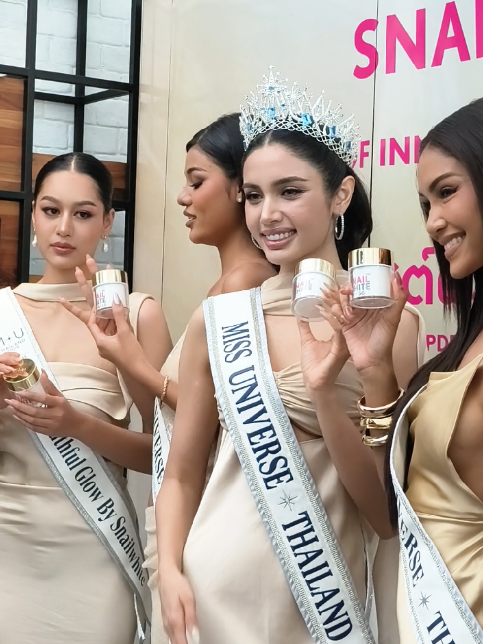 Top 5 Miss Universe Thailand 2025 #snailwhitethailand #goldcream #mut2025 #missuniversethailand